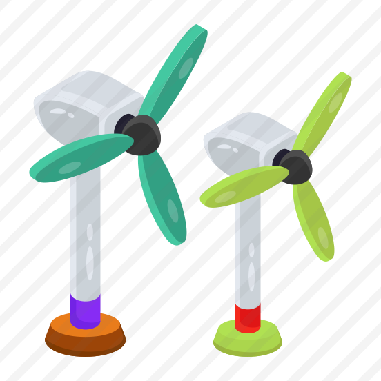 Windmills, Turbines, Aerogenerator, Propeller, Energy preview