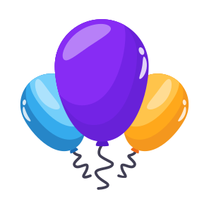 Balloons, Decoration, Celebration, Helium, Party icon