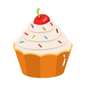 Cupcake, Muffin, Cake, Pastry, Sweet icon