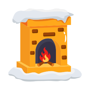Fireplace, Mantel, Hearth, Firepit, Fire icon