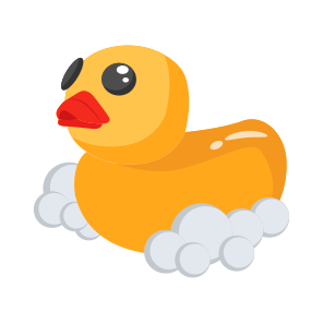 Bath, Duck, Rubber, Toy, Toddles icon