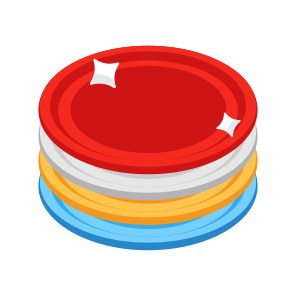 Dishwashing, Dishware, Plates, Housekeeping, Hygiene icon