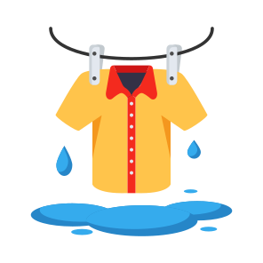 Shirt, Washing, Clothesline, Housekeeping, Hygiene icon