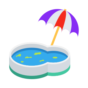 Swimming, Pool, Clean, Water, Housekeeping icon