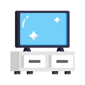 Television, Tv, Housekeeping, Hygiene, Cleaning icon