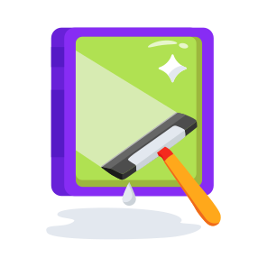 Window, Glass, Housekeeping, Hygiene, Cleaning icon
