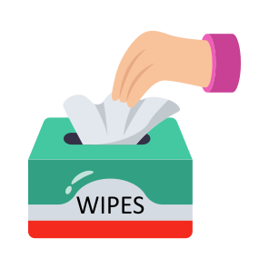 Wipes, Tissue, Housekeeping, Hygiene, Cleaning icon