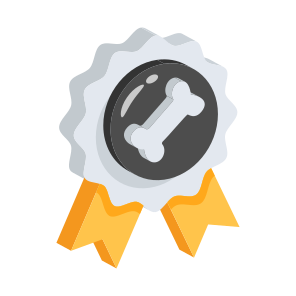 Badge, Ribbon, Reward, Prize, Bone icon