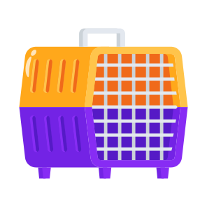 Crate, Cage, Kennel, Enclosure, Pen icon