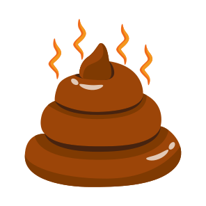 Feces, Stool, Dung, Waste, Excrement icon