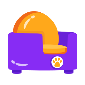 Lounger, Pet, Sofa, Couch, Cushion icon