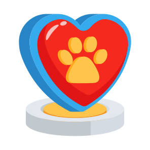 Love, Heart, Affection, Kindness, Paw, icon