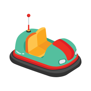 Bumper, Car, Play, Ride, Transport icon