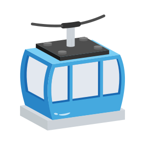 Chairlift, Lift, Travel, Conveyance, Ride icon