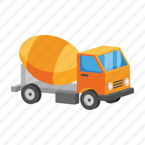 Construction, Truck, Mixer, Automotive, Automobile preview