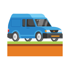 Minivan, Automobile, Van, Travel, Conveyance icon