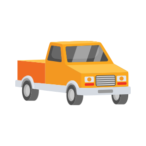 Pickup, Truck, Automobile, Automotive, Travel icon