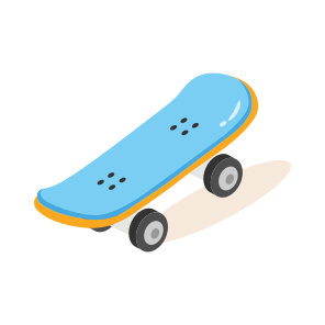 Skateboard, Longboard, Skating, Ride, Transport icon