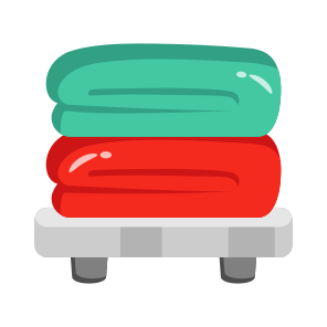 Clean, Clothes, Folded, Fabric, Housekeeping icon