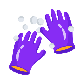 Gloves, Mitts, Mittens, Handwear, Housekeeping icon