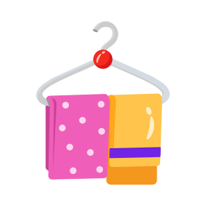 Hanger, Wipe, Napkin, Washcloth, Towel icon