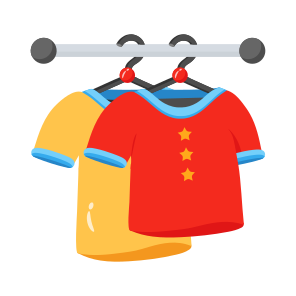 Hanging, Shirts, Tees, Clothes, Garment icon