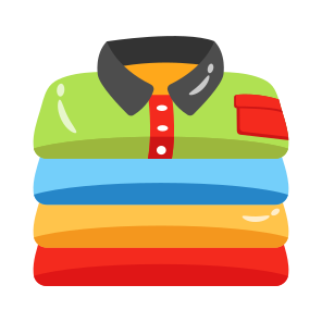 Shirt, Clothes, Apparel, Garment, Folded icon