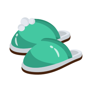 Slippers, Shoes, Footwear, Footgear, Apparel icon