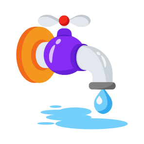 Tap, Faucet, Spigot, Water, Housekeeping icon