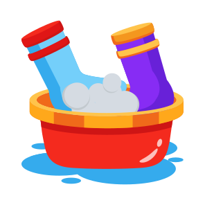 Water, Clothes, Tub, Container, Housekeeping icon