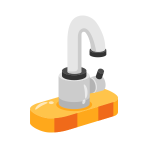 Faucet, Water, Tap, Kitchen, Modern icon