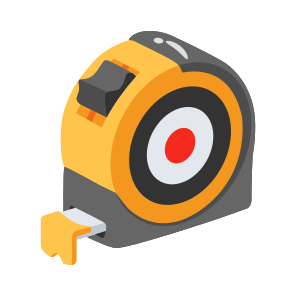 Measuring, Tape, Measure, Measurement, Construction icon