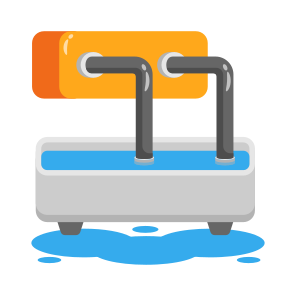 Overflowing, Water, Supply, Leaking, Valves icon