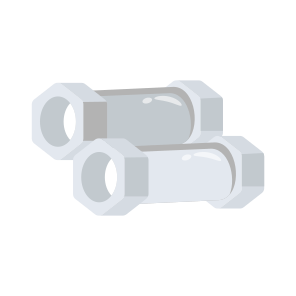 Pipe, Connector, Hex Nut, Fastener, Engineering icon