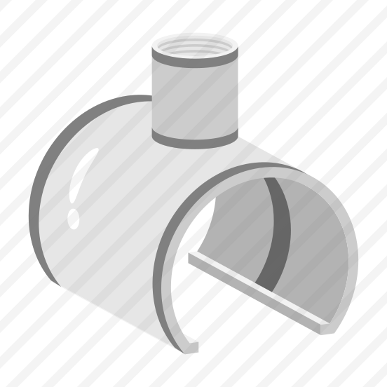Pipe, Section, Holder, Curved, Connection preview