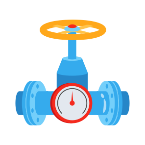 Pressure, Gauge, Water, Valve, Control icon