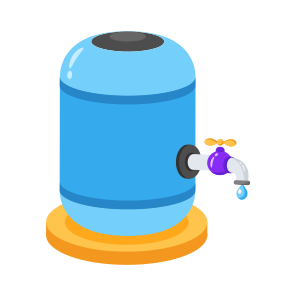 Water, Tank, Reservoir, Supply, Conservation icon