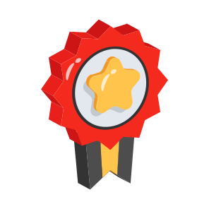 Award, Reward, Prize, Badge, Ribbon icon