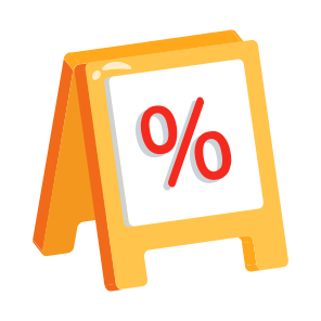 Board, Offer, Sale, Discount, Signboard icon