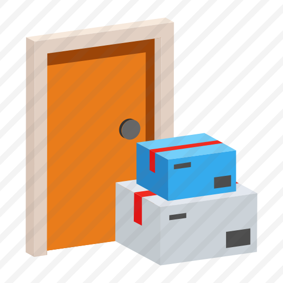 Delivery, Courier, Shipping, House, Home preview