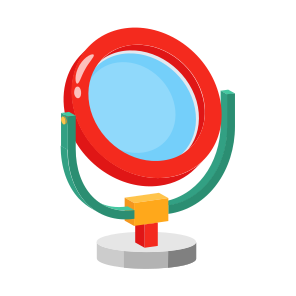 Mirror, Reflector, Tool, Beauty, Vanity icon