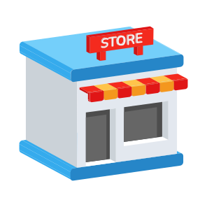 Shop, Outlet, Store, Marketplace, Building icon