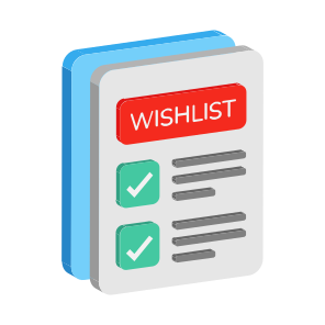 Wishlist, Checklist, List, Wishes, Buy icon
