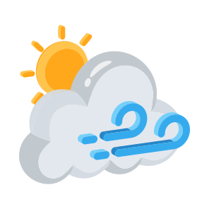 Breeze, Morning, Wind, Sun, Nimbus icon