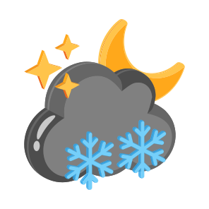 Night, Snowfall, Cold, Nimbus, Stratus icon