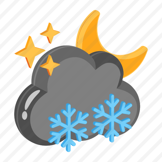 Night, Snowfall, Cold, Nimbus, Stratus preview