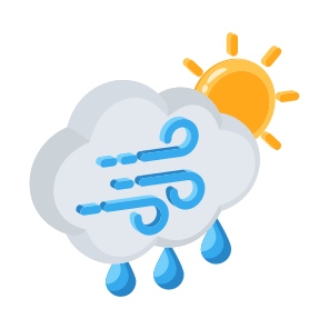 Rain, Rainfall, Drizzle, Morning, Nimbus icon