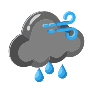 Rain, Rainfall, Drizzle, Precipitation, Nimbus,,, icon