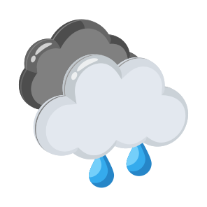 Rainfall, Drizzle, Precipitation, Rain, Nimbus icon