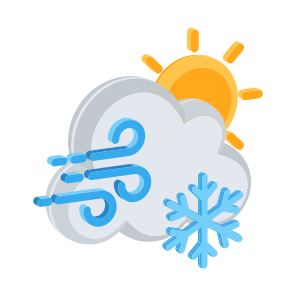 Snowfall, Winter, Morning, Nimbus, Stratus icon